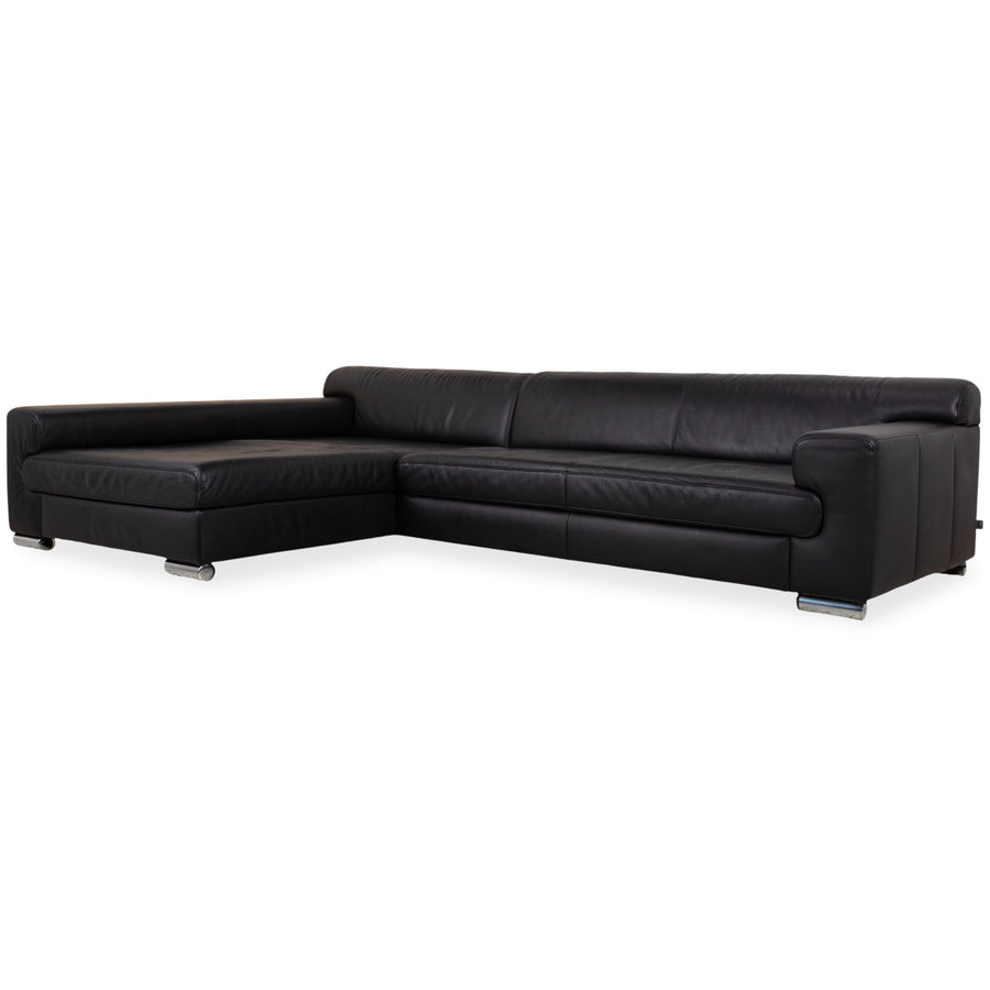 Ewald Schillig Loft Leder Ecksofa Schwarz Sofa Couch