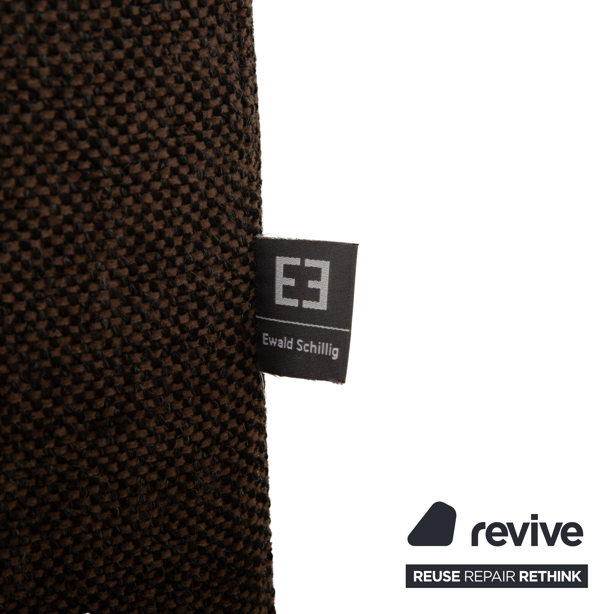 Ewald Schillig Canapé d'angle Loft en tissu gris marron