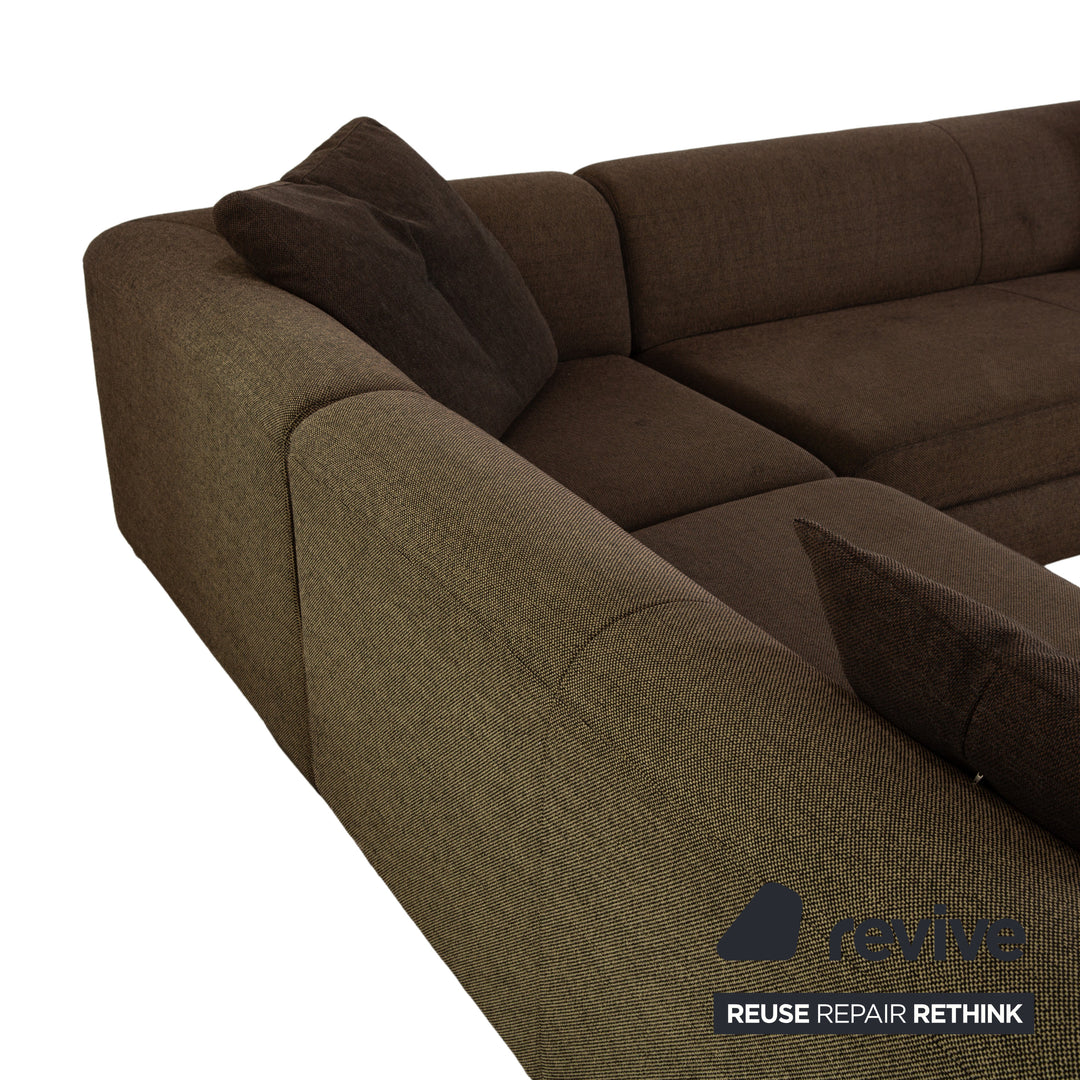 Ewald Schillig Loft Stoff Ecksofa Grau Braun Sofa Couch