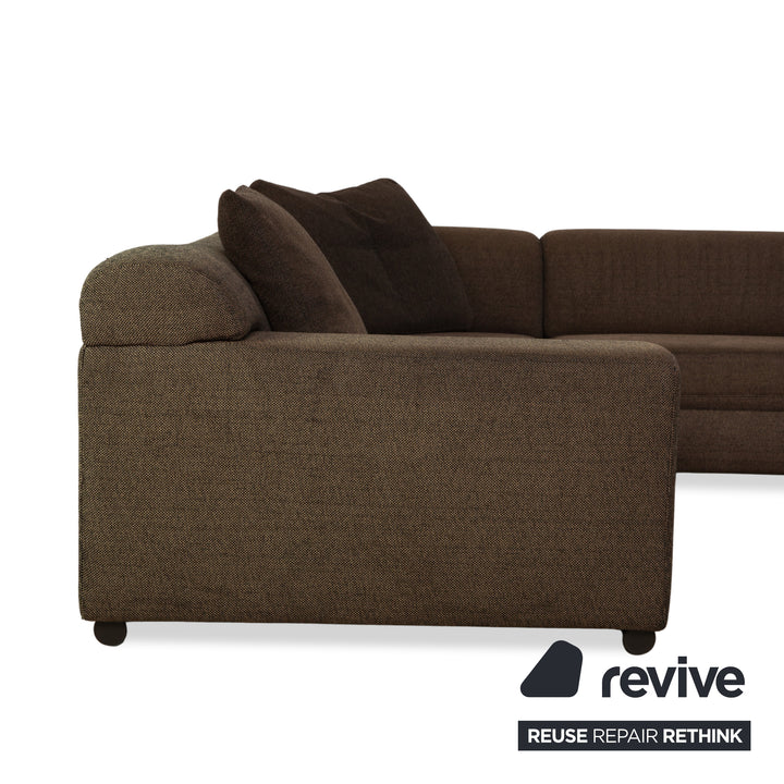Ewald Schillig Loft Stoff Ecksofa Grau Braun Sofa Couch
