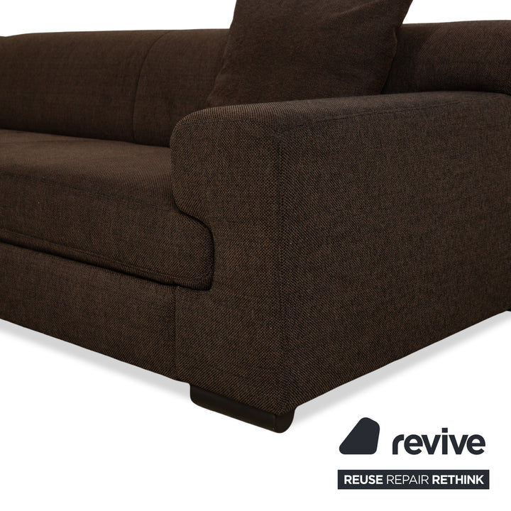 Ewald Schillig Loft Stoff Ecksofa Grau Braun Sofa Couch