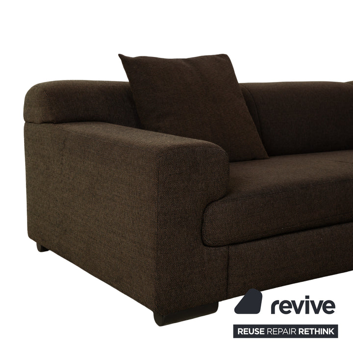 Ewald Schillig Loft Stoff Ecksofa Grau Braun Sofa Couch