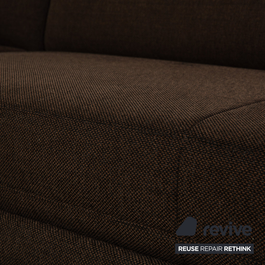 Ewald Schillig Loft Stoff Ecksofa Grau Braun Sofa Couch