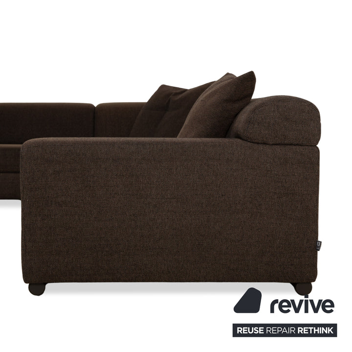 Ewald Schillig Loft Stoff Ecksofa Grau Braun Sofa Couch