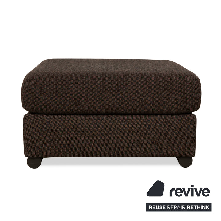 Ewald Schillig Loft Stoff Hocker	Grau Braun