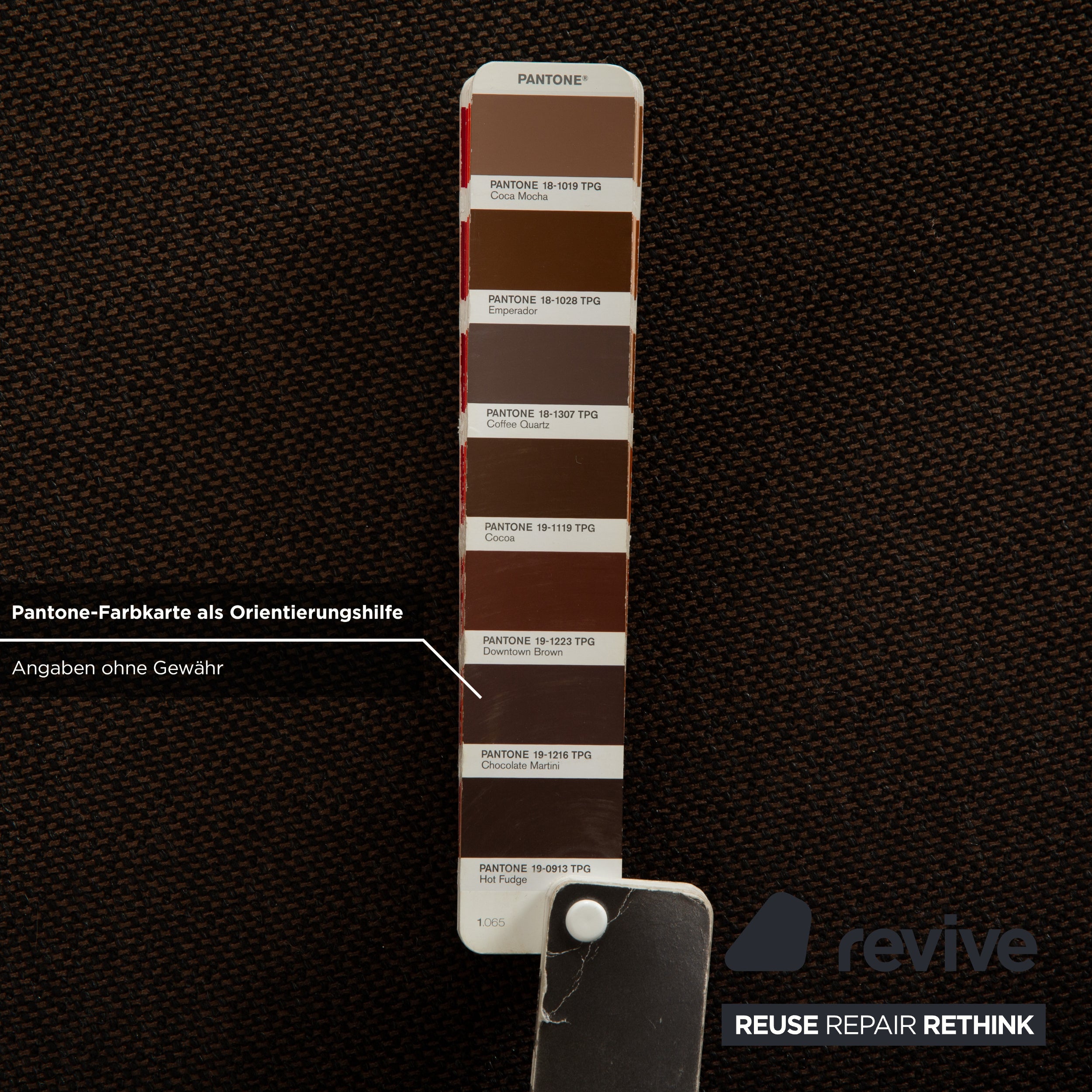 Tabouret Loft en tissu gris marron Ewald Schillig