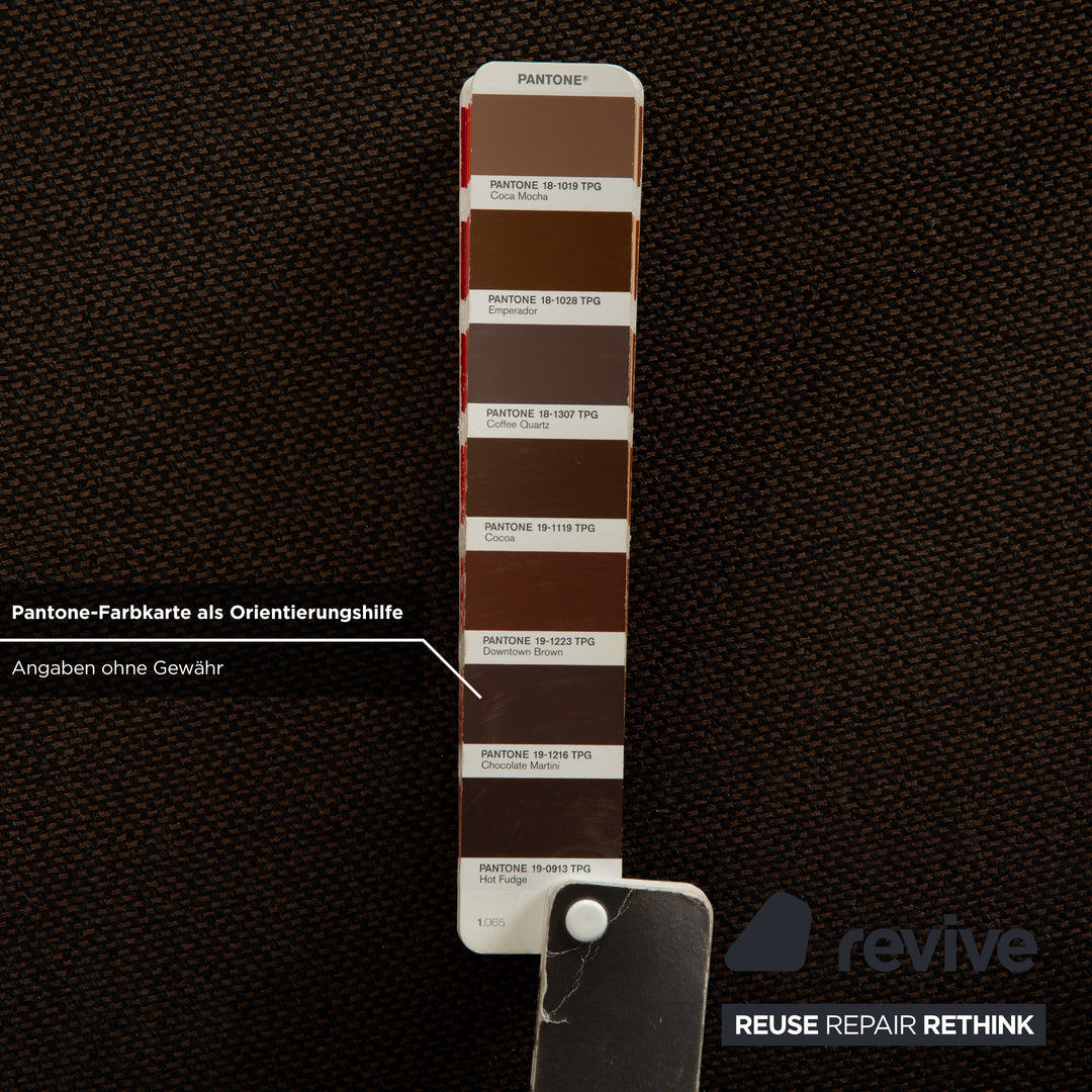 Ewald Schillig Loft Stoff Hocker	Grau Braun