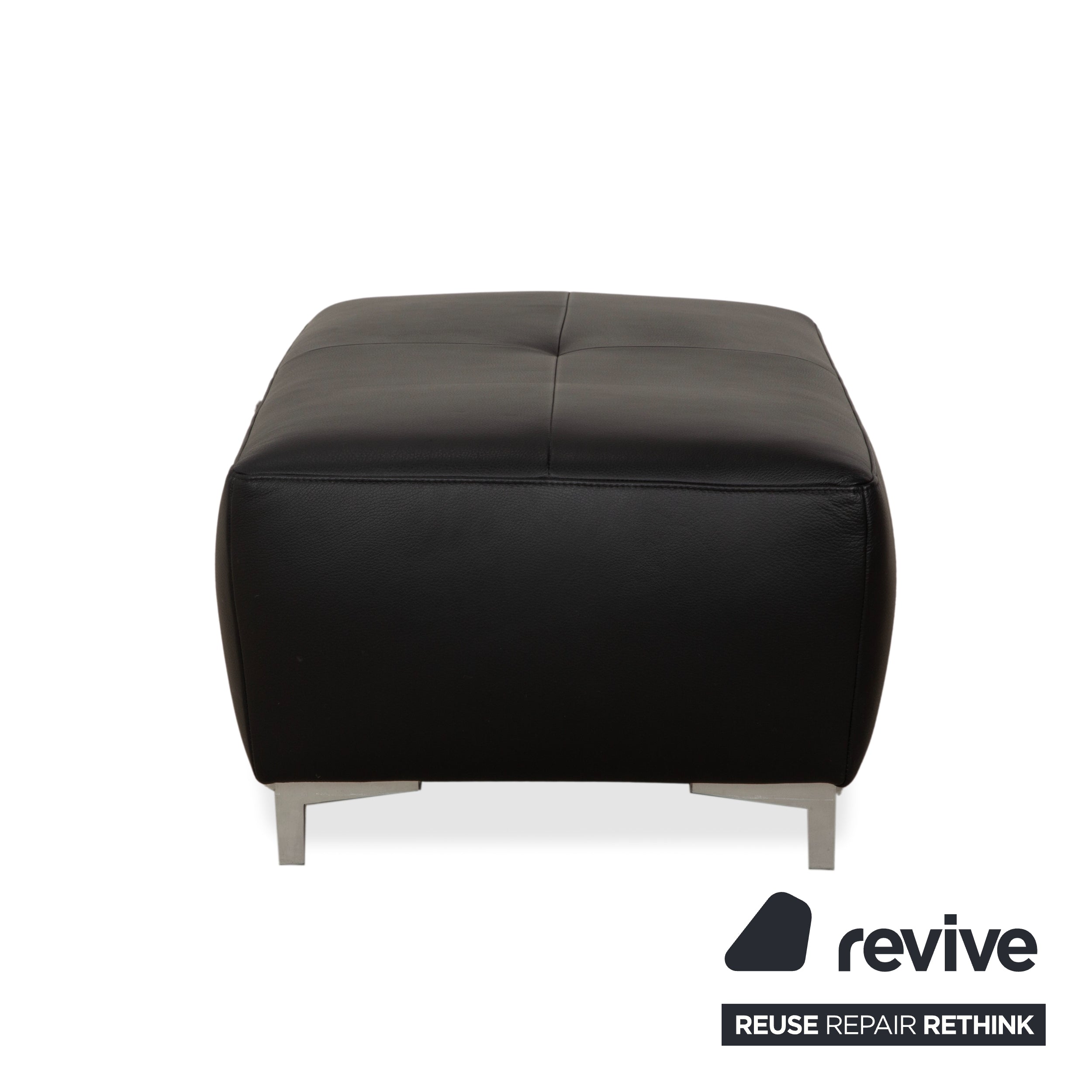 Canapé d'angle en cuir Ewald Schillig Mega, pouf noir, manuel d'utilisation