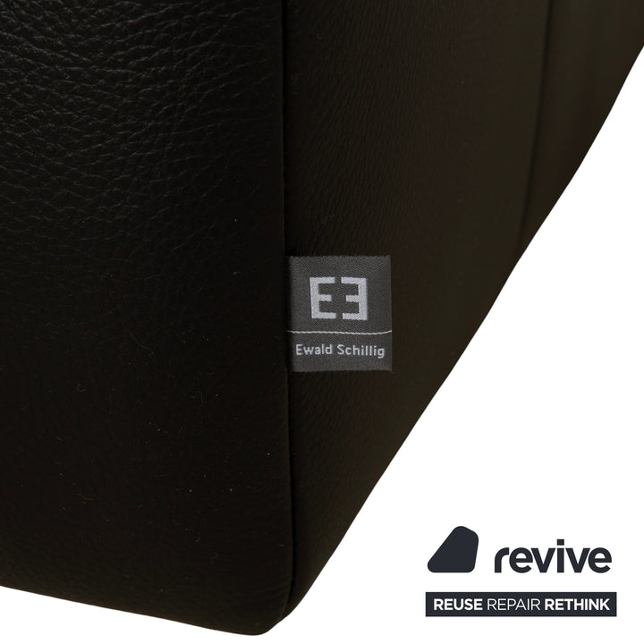 Canapé d'angle en cuir noir Ewald Schillig Mega, manuel d'utilisation