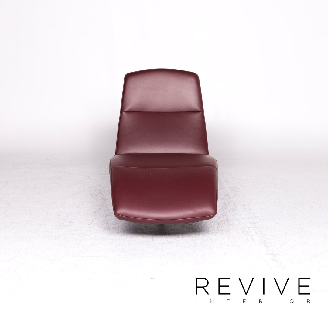 Ewald Schillig Silence Chaise longue design Rouge Fonction Relax #8404