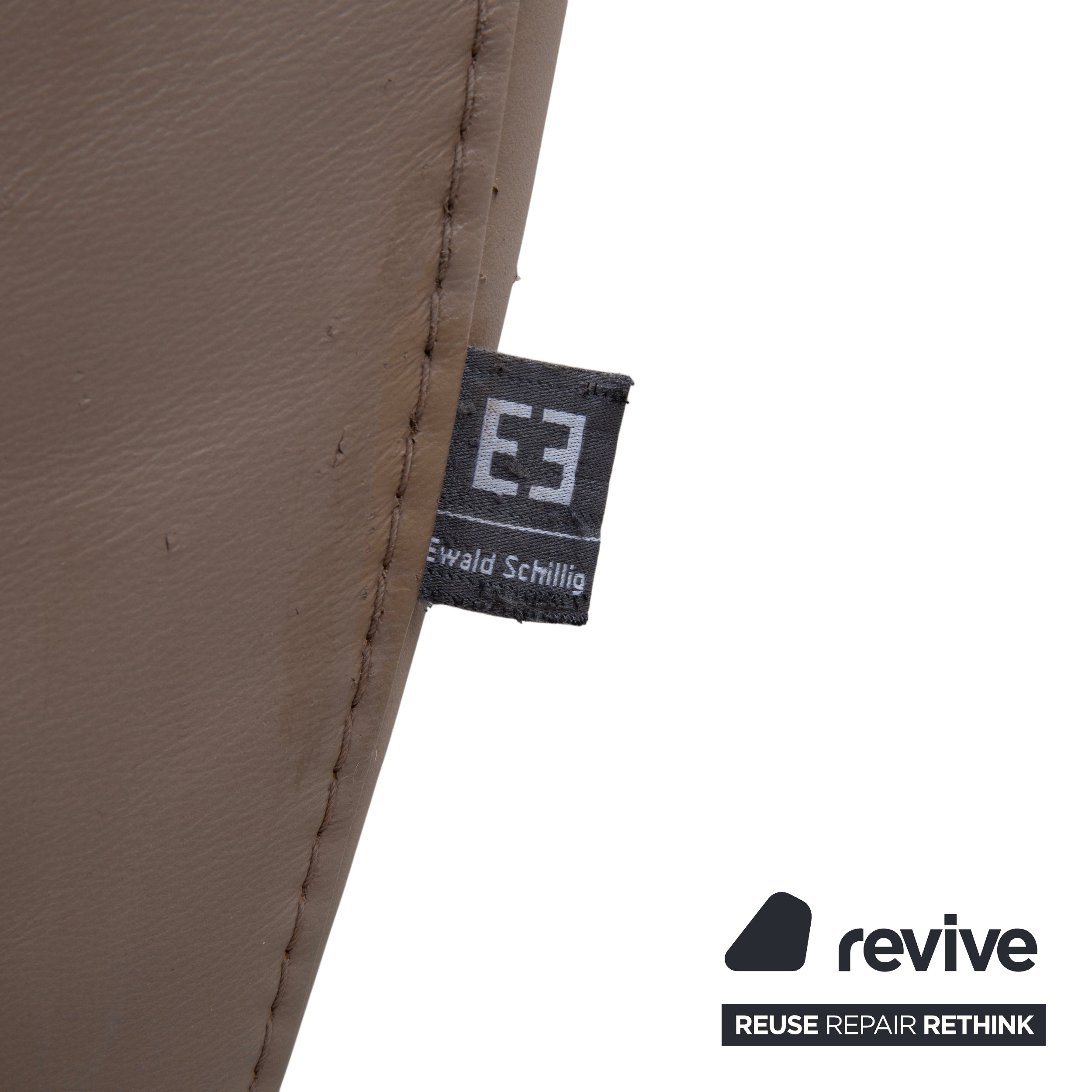 Ewald Schillig Silence Leder Liege Braun