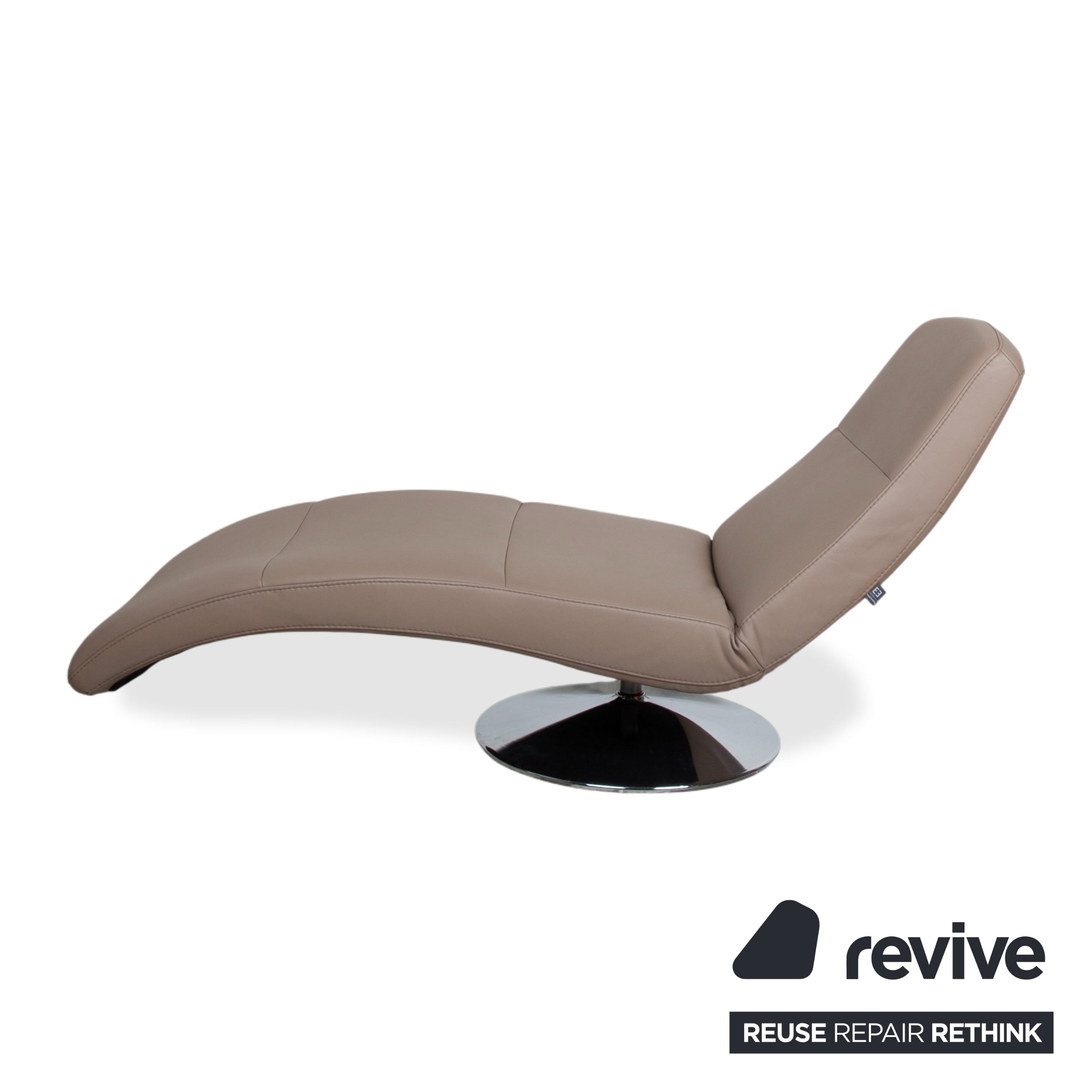 Ewald Schillig Silence Leder Liege Braun