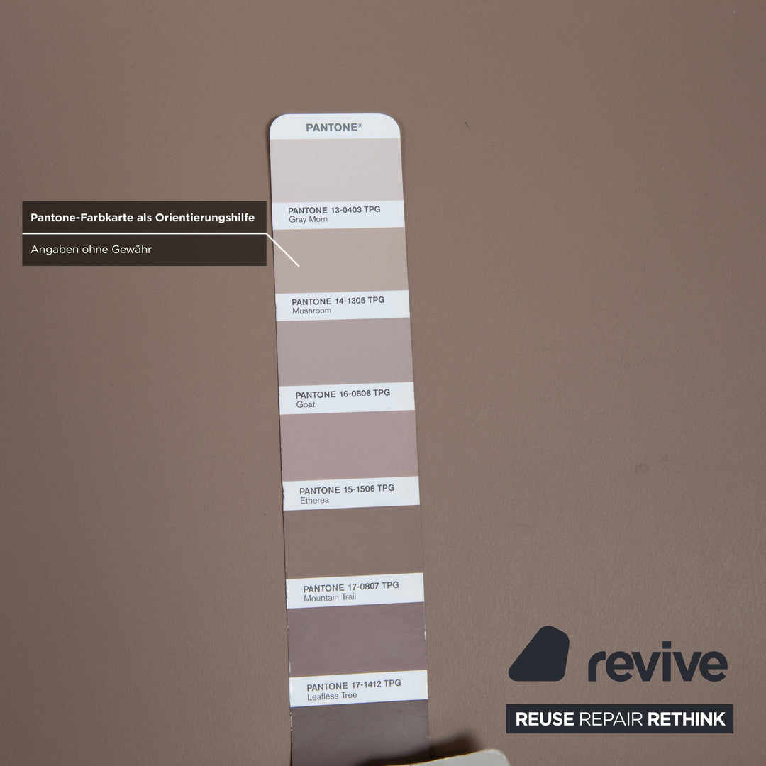 Fauteuil lounge en cuir marron Ewald Schillig Silence