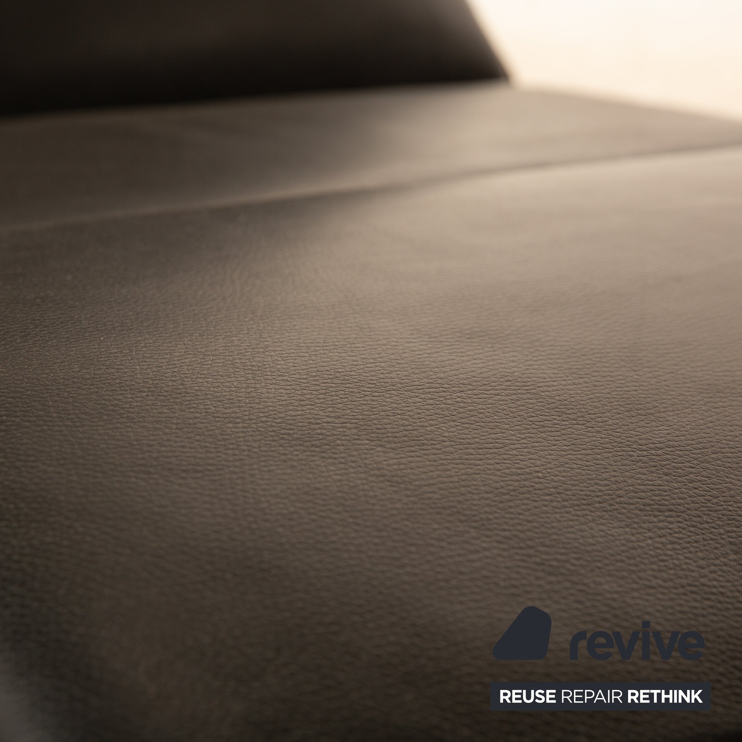 Ewald Schillig Chaise longue en cuir Silence noir Chaise longue de relaxation à fonction manuelle