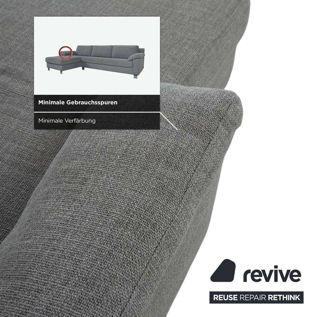 Ewald Schillig Stoff Ecksofa Grau Sofa Couch