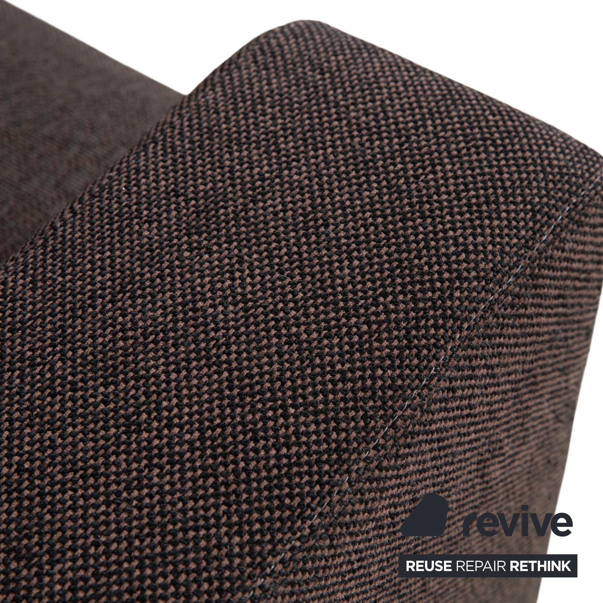 Ewald Schillig Fauteuil en tissu Marron Gris