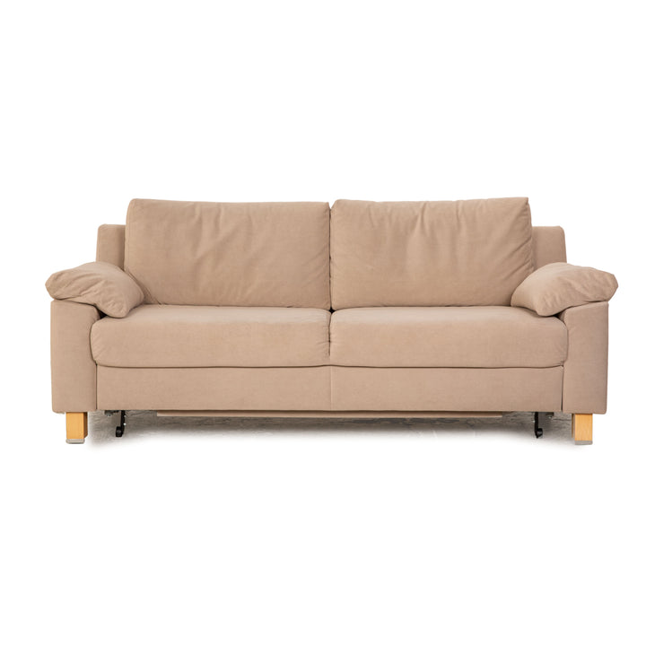 Ewald Schillig Stoff Zweisitzer Beige manuelle Funktion Schlaffunktion