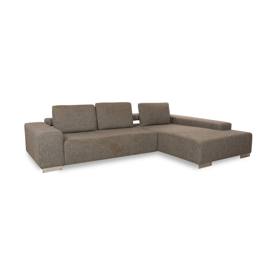 Ewald Schillig Topas Stoff Ecksofa Grau Recamiere Rechts Sofa Couch