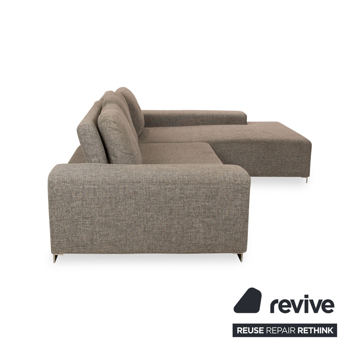 Ewald Schillig Topas Stoff Ecksofa Grau Recamiere Rechts Sofa Couch