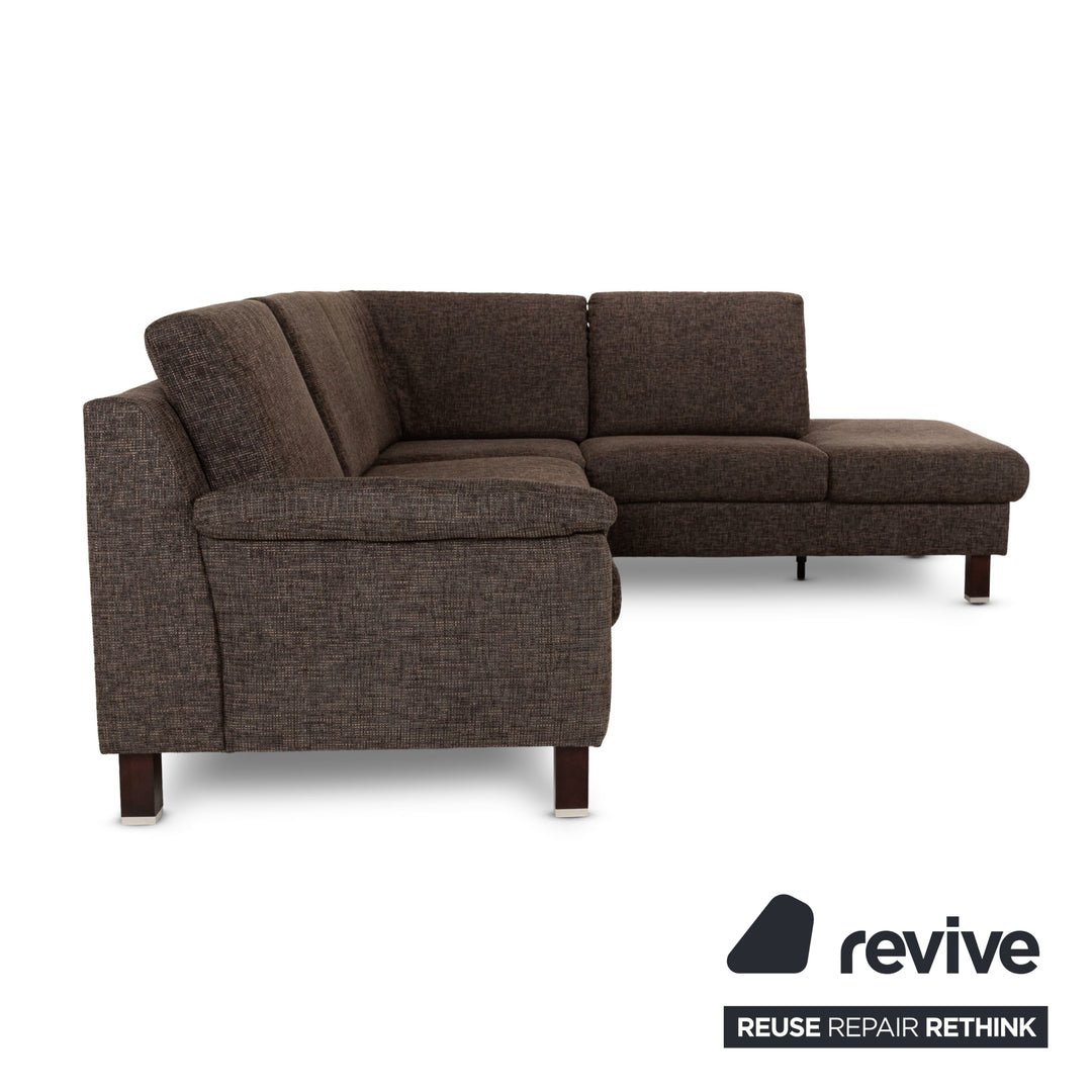 Ewald Schillig Vario Stoff Ecksofa Braun Sofa Couch