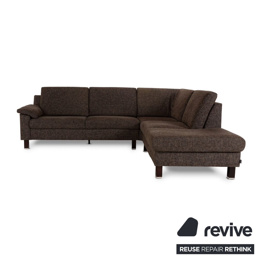 Ewald Schillig Vario Stoff Ecksofa Braun Sofa Couch