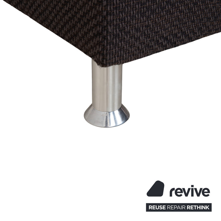 Ewald Schillig Vario Stoff Hocker Grau