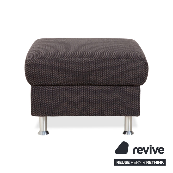 Ewald Schillig Vario Pouf en tissu gris