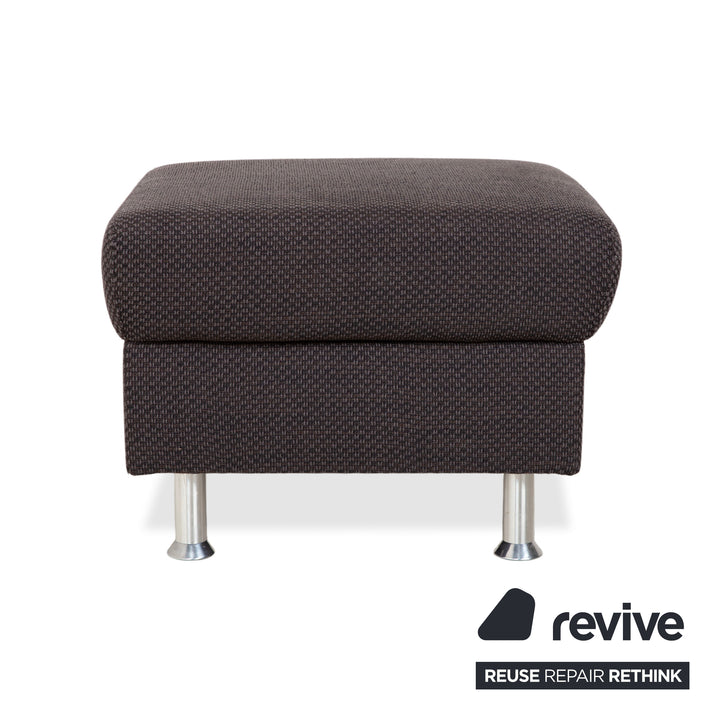 Ewald Schillig Vario Pouf en tissu gris