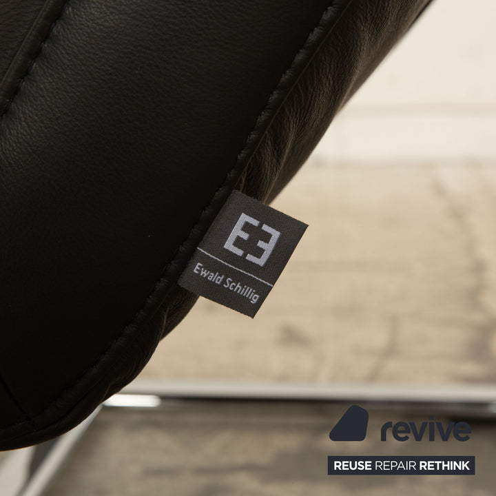 Ewald Schillig Vita Leder Liege Schwarz manuelle Funktion Relaxliege