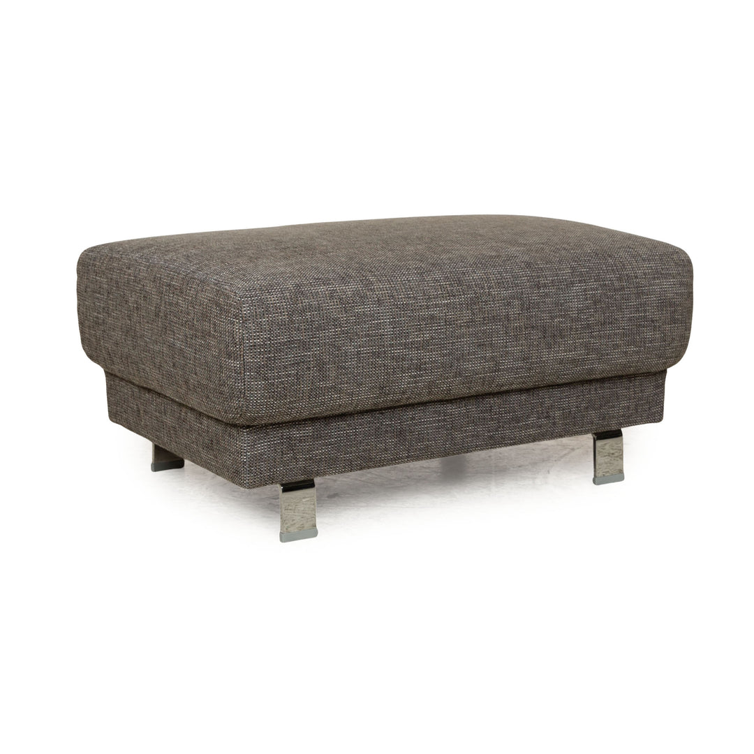 Ewald Schllig Brand Face Fabric Stool Grey