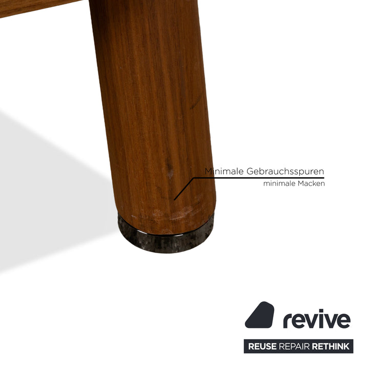 Flexform Alison Stoff Sessel Grau Holz