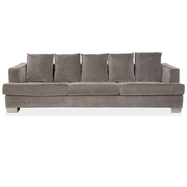 Flexform Eros 2100 Stoff Viersitzer Grau Sofa Couch