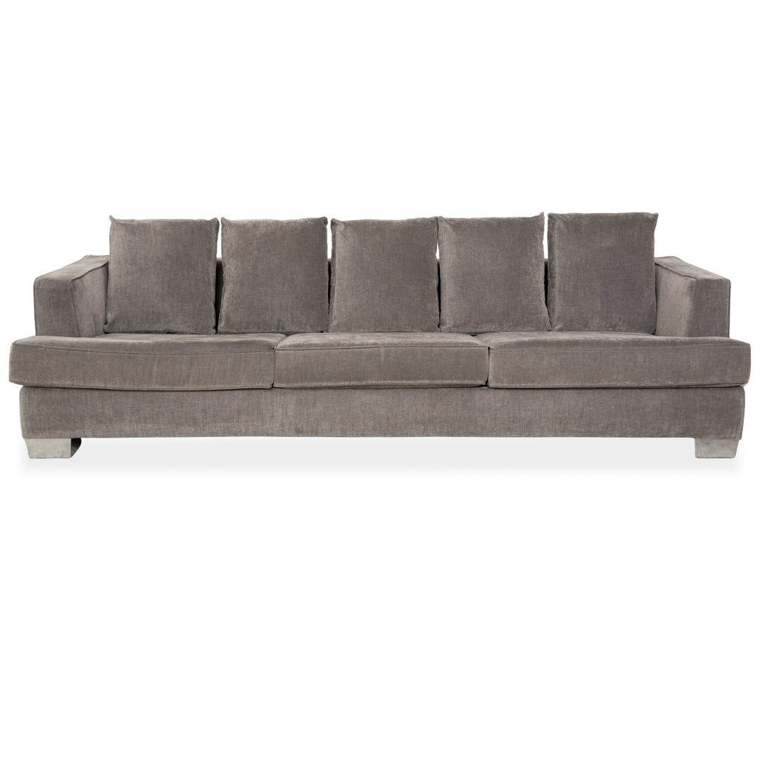 Flexform Eros 2100 Stoff Viersitzer Grau Sofa Couch
