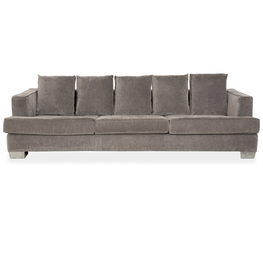 Flexform Eros 2100 Stoff Viersitzer Grau Sofa Couch