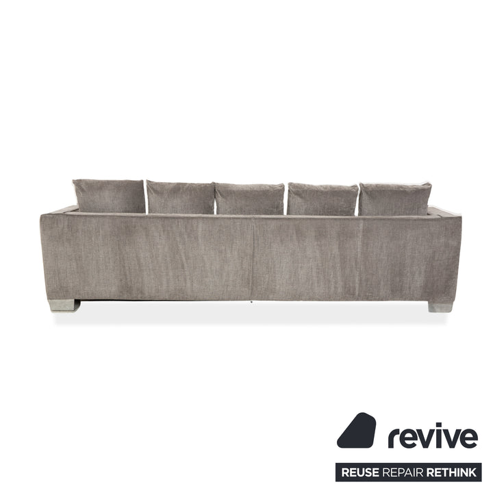 Flexform Eros 2100 Stoff Viersitzer Grau Sofa Couch