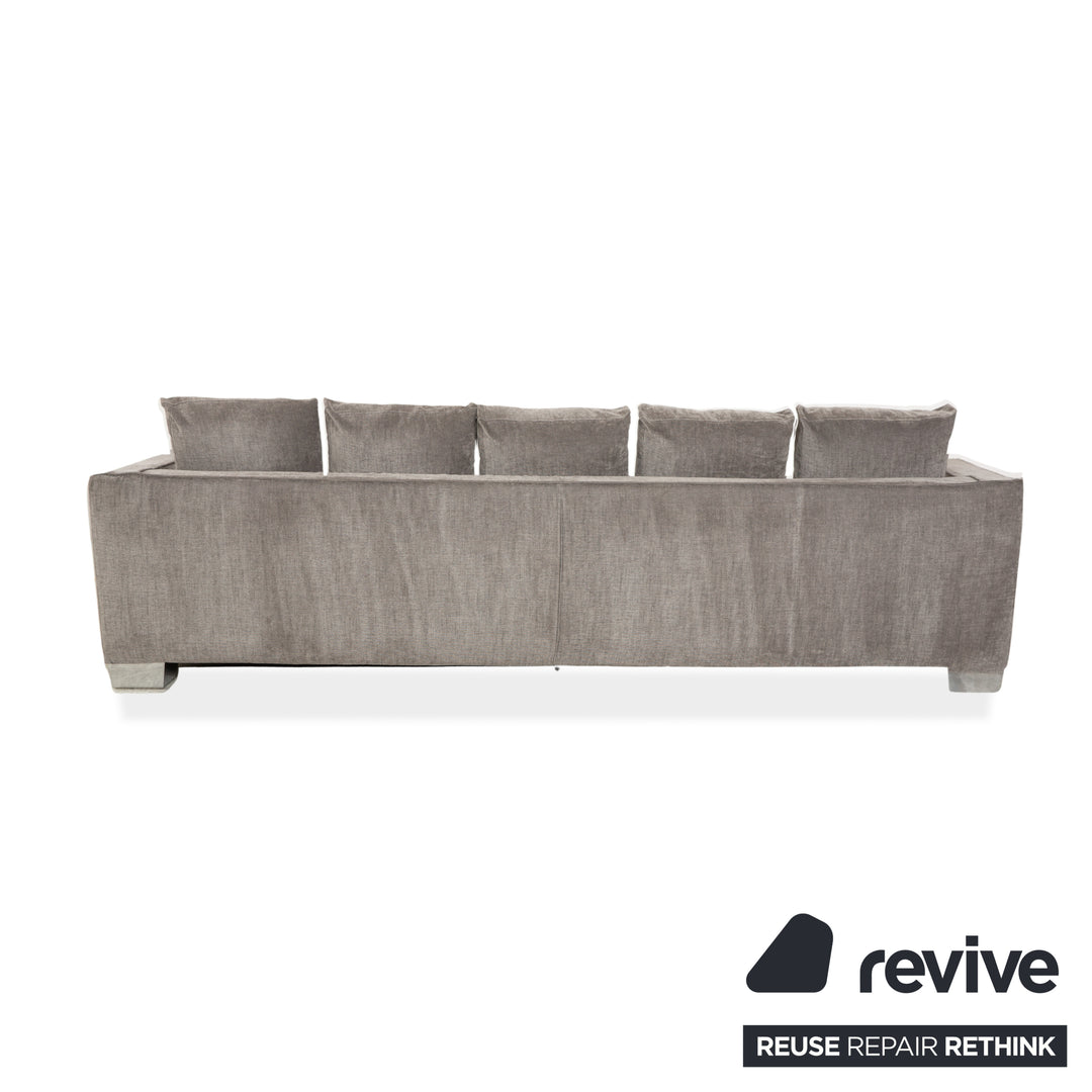 Flexform Eros 2100 Stoff Viersitzer Grau Sofa Couch