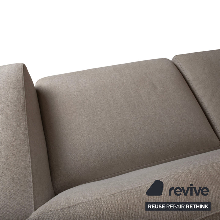 Flexform Soft Dream Stoff Ecksofa Beige Creme Sofa Couch by Antonio Citterio