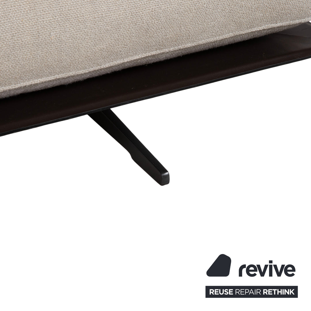 Flexform Soft Dream Stoff Hocker Creme Beige