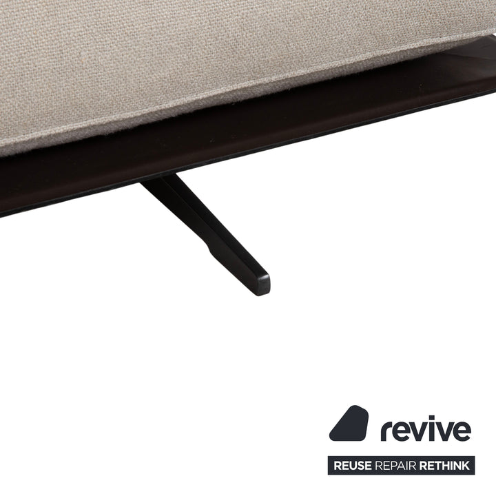 Flexform Soft Dream Stoff Hocker Creme Beige