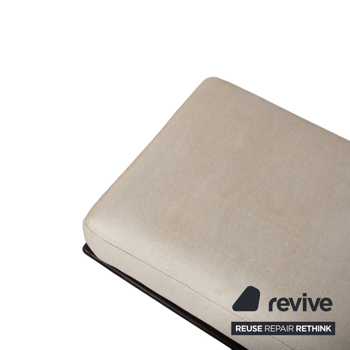 Flexform Soft Dream Stoff Hocker Creme Beige