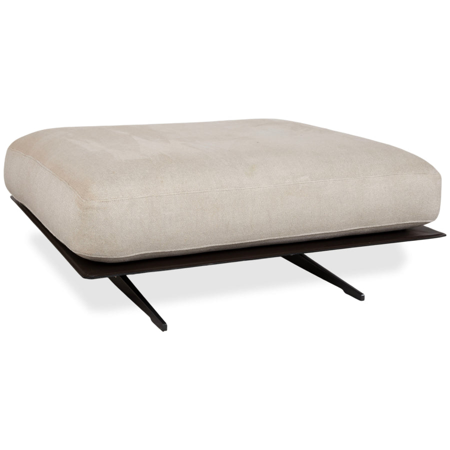 Flexform Soft Dream Stoff Hocker Creme Beige