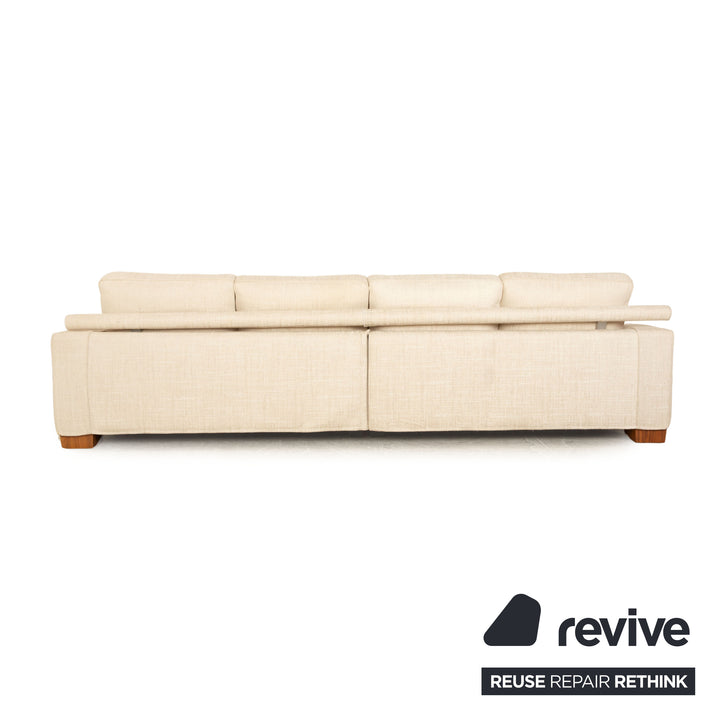 Flexform Status Stoff Viersitzer Creme Sofa Couch