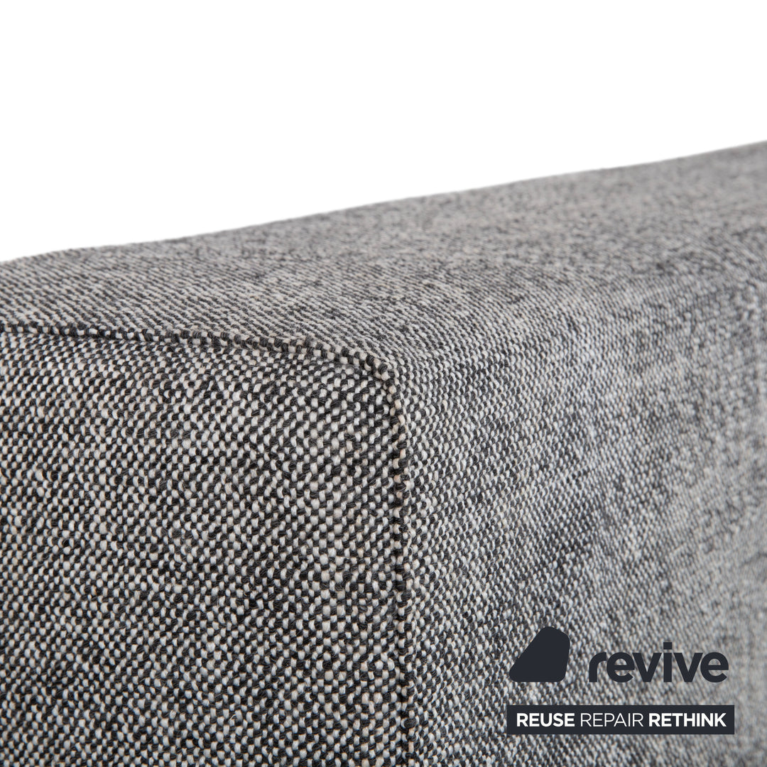 Poliform Ipanema Lit Double Tissu Gris