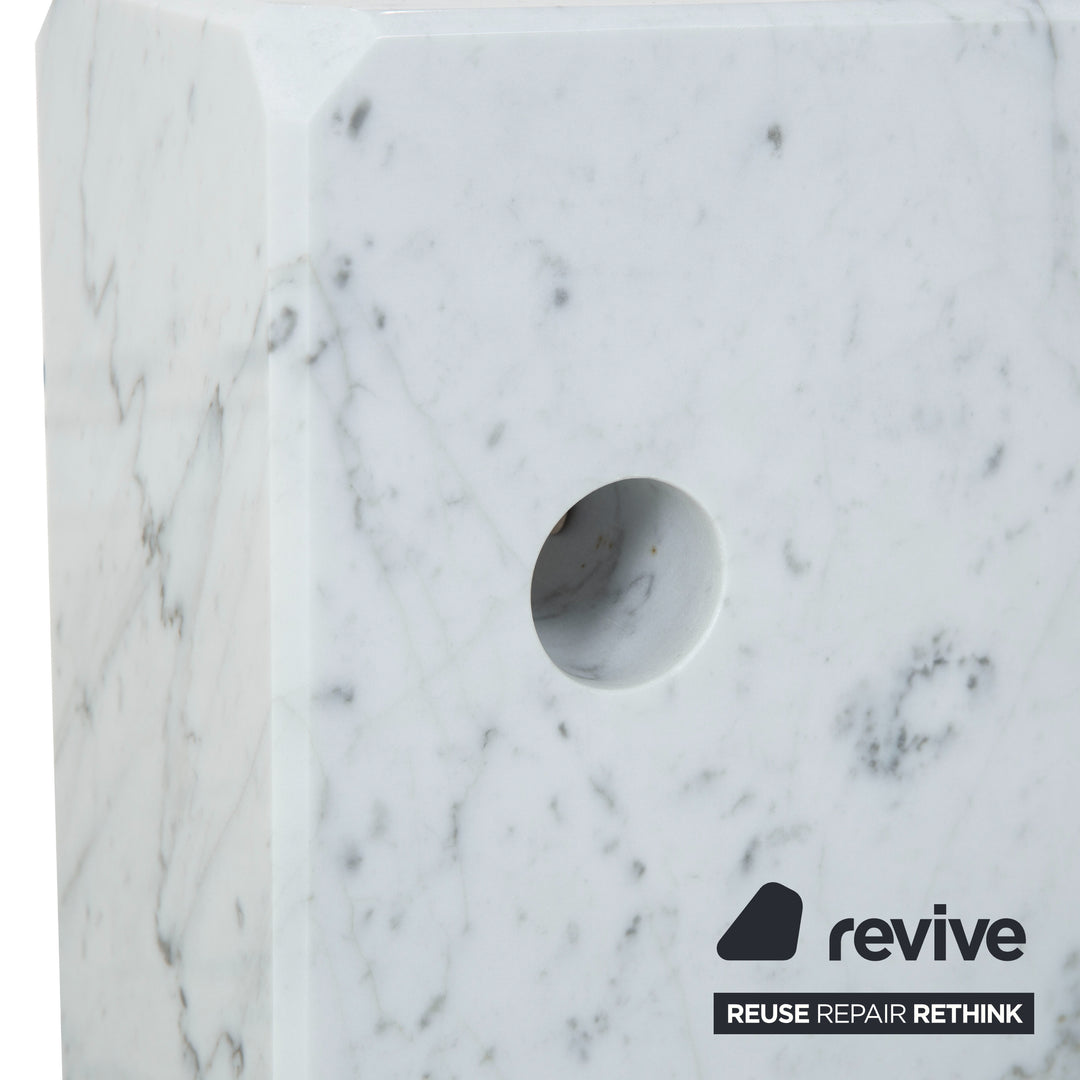Flos Arco Marmor Stehlampe Silber