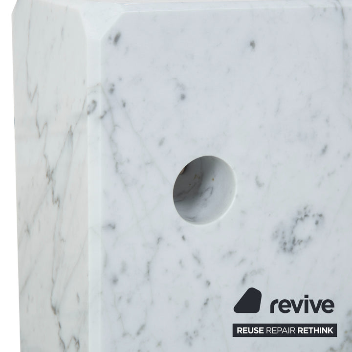 Flos Arco Marble Floor Lamp Silver