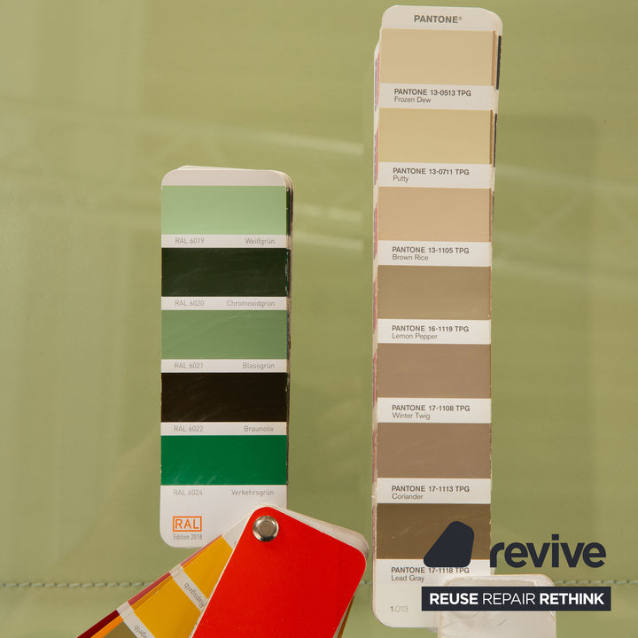 FRAG table à manger en verre salle à manger argent crème cuir