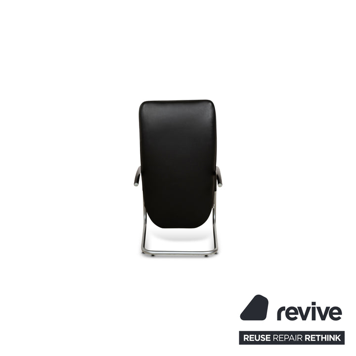 Franz Fertig Fino Leather Lounger Black manual function