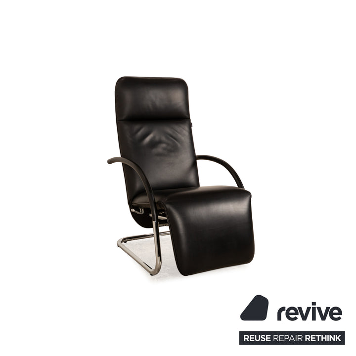 Franz Fertig Fino Leather Armchair Black manual function