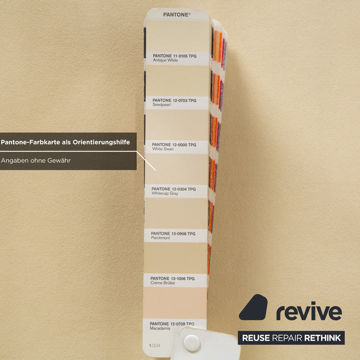 Franz Fertig Maya fabric two-seater beige cream eggshell sofa couch sleeper sofa manual function