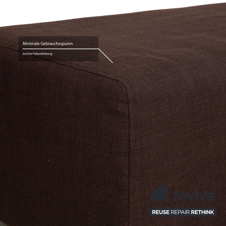 Franz Fertig Scene Fabric Stool Brown